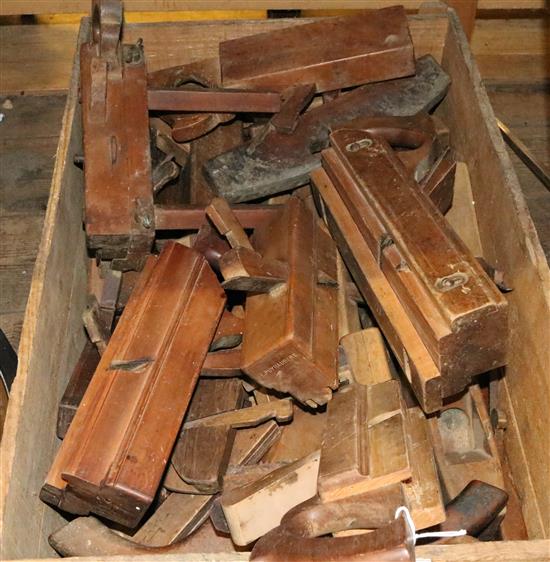 Box of French carpenters tools